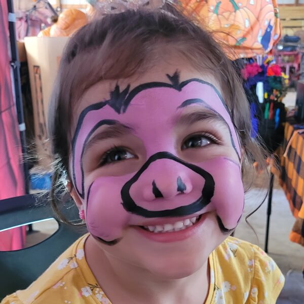 Face painting examples by Magic Dave's team in Illinois and Wisconsin