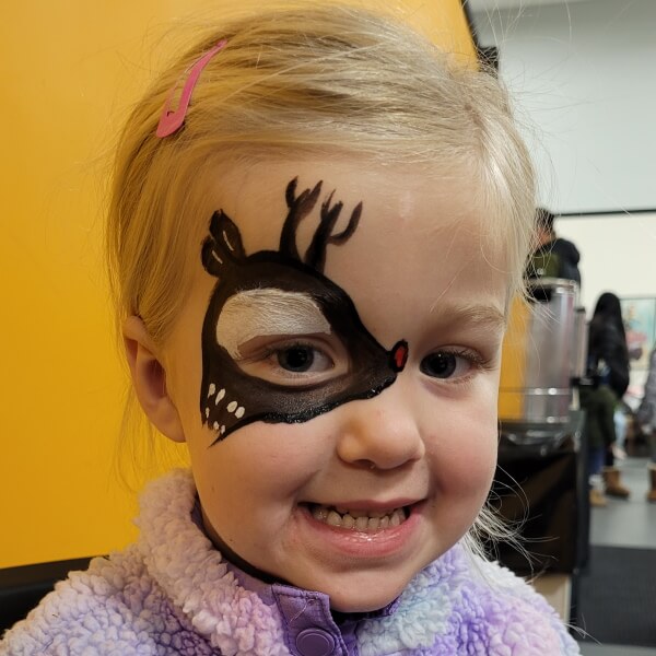 Face painting examples by Magic Dave's team in Illinois and Wisconsin