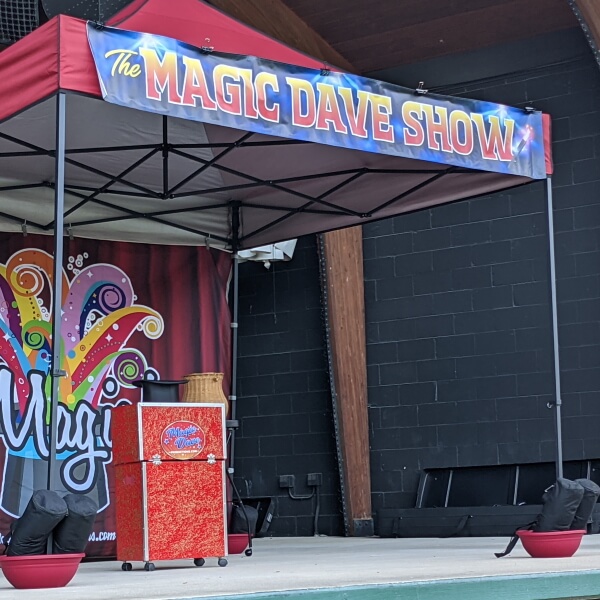 Magic Dave event photo: Stage