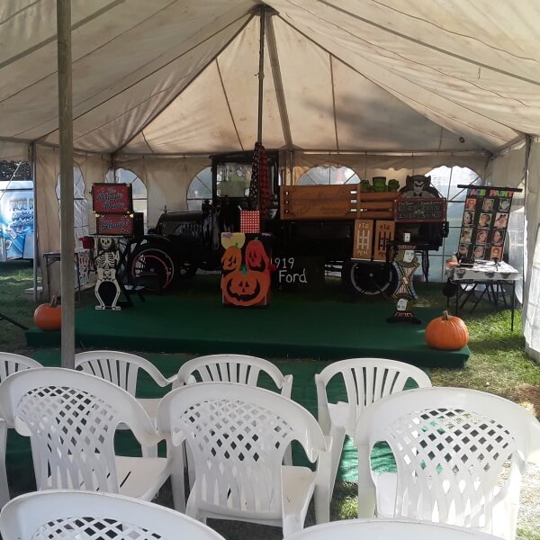 Magic Dave event photo: Tent Chairs